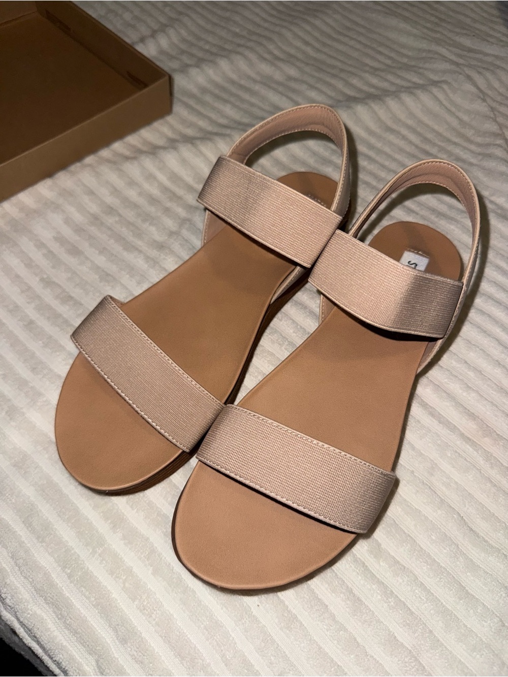 New Steve Madden Nude Sandals